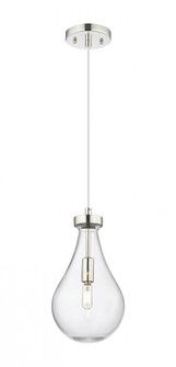 Owego - 1 Light - 5 inch - Polished Nickel - Pendant (3442|451-1P-PN-G451-7CL)