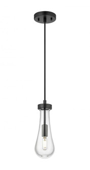 Owego - 1 Light - 5 inch - Matte Black - Pendant (3442|451-1P-BK-G451-4CL)
