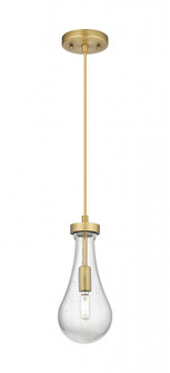 Owego - 1 Light - 5 inch - Brushed Brass - Pendant (3442|451-1P-BB-G451-5SDY)