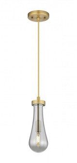 Owego - 1 Light - 5 inch - Brushed Brass - Pendant (3442|451-1P-BB-G451-4SM)