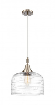 Bell - 1 Light - 12 inch - Brushed Satin Nickel - Mini Pendant (3442|447-1P-SN-G713-L)