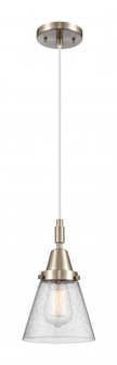 Cone - 1 Light - 6 inch - Brushed Satin Nickel - Mini Pendant (3442|447-1P-SN-G64)