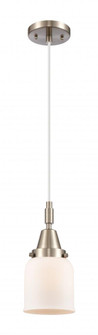 Bell - 1 Light - 5 inch - Brushed Satin Nickel - Mini Pendant (3442|447-1P-SN-G51)