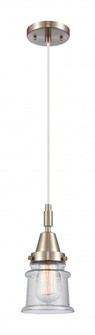 Canton - 1 Light - 7 inch - Brushed Satin Nickel - Mini Pendant (3442|447-1P-SN-G184S)
