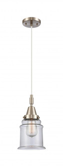 Canton - 1 Light - 7 inch - Brushed Satin Nickel - Mini Pendant (3442|447-1P-SN-G182)