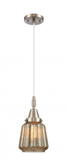 Chatham - 1 Light - 7 inch - Brushed Satin Nickel - Mini Pendant (3442|447-1P-SN-G146)