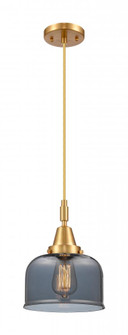 Bell - 1 Light - 8 inch - Satin Gold - Mini Pendant (3442|447-1P-SG-G73)