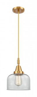 Bell - 1 Light - 8 inch - Satin Gold - Mini Pendant (3442|447-1P-SG-G72)