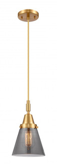 Cone - 1 Light - 6 inch - Satin Gold - Mini Pendant (3442|447-1P-SG-G63)