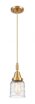 Bell - 1 Light - 5 inch - Satin Gold - Mini Pendant (3442|447-1P-SG-G513)