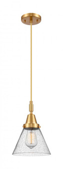 Cone - 1 Light - 8 inch - Satin Gold - Mini Pendant (3442|447-1P-SG-G44)