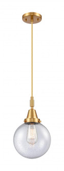 Beacon - 1 Light - 8 inch - Satin Gold - Mini Pendant (3442|447-1P-SG-G204-8)