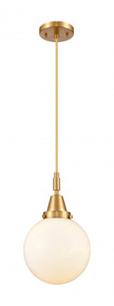 Beacon - 1 Light - 8 inch - Satin Gold - Mini Pendant (3442|447-1P-SG-G201-8)