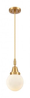 Beacon - 1 Light - 6 inch - Satin Gold - Mini Pendant (3442|447-1P-SG-G201-6)