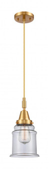 Canton - 1 Light - 7 inch - Satin Gold - Mini Pendant (3442|447-1P-SG-G182)