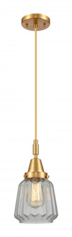 Chatham - 1 Light - 7 inch - Satin Gold - Mini Pendant (3442|447-1P-SG-G142)