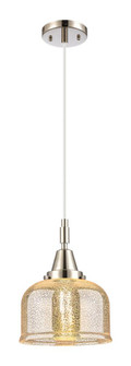 Bell - 1 Light - 8 inch - Polished Nickel - Mini Pendant (3442|447-1P-PN-G78)