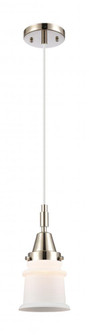 Canton - 1 Light - 7 inch - Polished Nickel - Mini Pendant (3442|447-1P-PN-G181S)