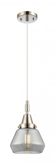 Fulton - 1 Light - 7 inch - Polished Nickel - Mini Pendant (3442|447-1P-PN-G173)