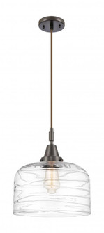 Bell - 1 Light - 12 inch - Oil Rubbed Bronze - Mini Pendant (3442|447-1P-OB-G713-L)