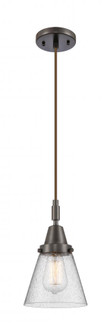 Cone - 1 Light - 6 inch - Oil Rubbed Bronze - Mini Pendant (3442|447-1P-OB-G64)