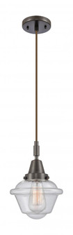 Oxford - 1 Light - 8 inch - Oil Rubbed Bronze - Mini Pendant (3442|447-1P-OB-G534)