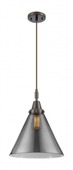 Cone - 1 Light - 12 inch - Oil Rubbed Bronze - Mini Pendant (3442|447-1P-OB-G43-L)