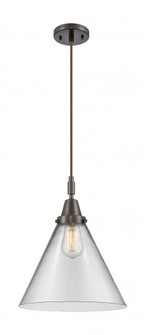 Cone - 1 Light - 12 inch - Oil Rubbed Bronze - Mini Pendant (3442|447-1P-OB-G42-L)