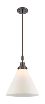 Cone - 1 Light - 12 inch - Oil Rubbed Bronze - Mini Pendant (3442|447-1P-OB-G41-L)