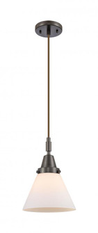 Cone - 1 Light - 8 inch - Oil Rubbed Bronze - Mini Pendant (3442|447-1P-OB-G41)