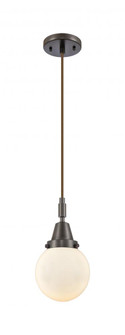 Beacon - 1 Light - 6 inch - Oil Rubbed Bronze - Mini Pendant (3442|447-1P-OB-G201-6)