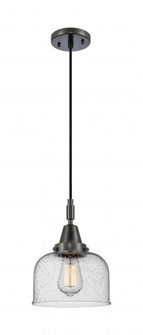 Bell - 1 Light - 8 inch - Matte Black - Mini Pendant (3442|447-1P-BK-G74)