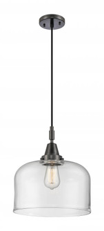 Bell - 1 Light - 12 inch - Matte Black - Mini Pendant (3442|447-1P-BK-G72-L)