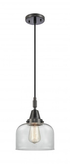 Bell - 1 Light - 8 inch - Matte Black - Mini Pendant (3442|447-1P-BK-G72)
