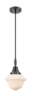 Oxford - 1 Light - 8 inch - Matte Black - Mini Pendant (3442|447-1P-BK-G531)