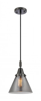 Cone - 1 Light - 8 inch - Matte Black - Mini Pendant (3442|447-1P-BK-G43)