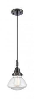 Olean - 1 Light - 7 inch - Matte Black - Mini Pendant (3442|447-1P-BK-G322)