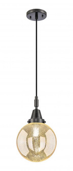 Beacon - 1 Light - 8 inch - Matte Black - Mini Pendant (3442|447-1P-BK-G208-8)
