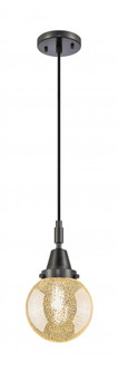 Beacon - 1 Light - 6 inch - Matte Black - Mini Pendant (3442|447-1P-BK-G208-6)
