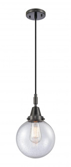Beacon - 1 Light - 8 inch - Matte Black - Mini Pendant (3442|447-1P-BK-G204-8)