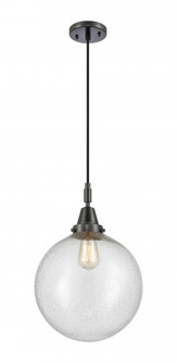 Beacon - 1 Light - 12 inch - Matte Black - Mini Pendant (3442|447-1P-BK-G204-12)