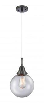 Beacon - 1 Light - 8 inch - Matte Black - Mini Pendant (3442|447-1P-BK-G202-8)