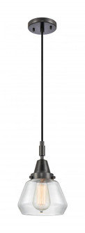 Fulton - 1 Light - 7 inch - Matte Black - Mini Pendant (3442|447-1P-BK-G172)