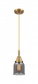 Bell - 1 Light - 5 inch - Brushed Brass - Mini Pendant (3442|447-1P-BB-G53)