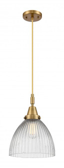 Seneca Falls - 1 Light - 10 inch - Brushed Brass - Mini Pendant (3442|447-1P-BB-G222)