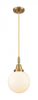 Beacon - 1 Light - 8 inch - Brushed Brass - Mini Pendant (3442|447-1P-BB-G201-8)