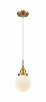 Beacon - 1 Light - 6 inch - Brushed Brass - Mini Pendant (3442|447-1P-BB-G201-6)