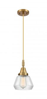 Fulton - 1 Light - 7 inch - Brushed Brass - Mini Pendant (3442|447-1P-BB-G172)