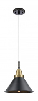 Briarcliff - 1 Light - 10 inch - Black Antique Brass - Mini Pendant (3442|447-1P-BAB-M10-BK)