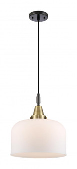 Bell - 1 Light - 12 inch - Black Antique Brass - Mini Pendant (3442|447-1P-BAB-G71-L)
